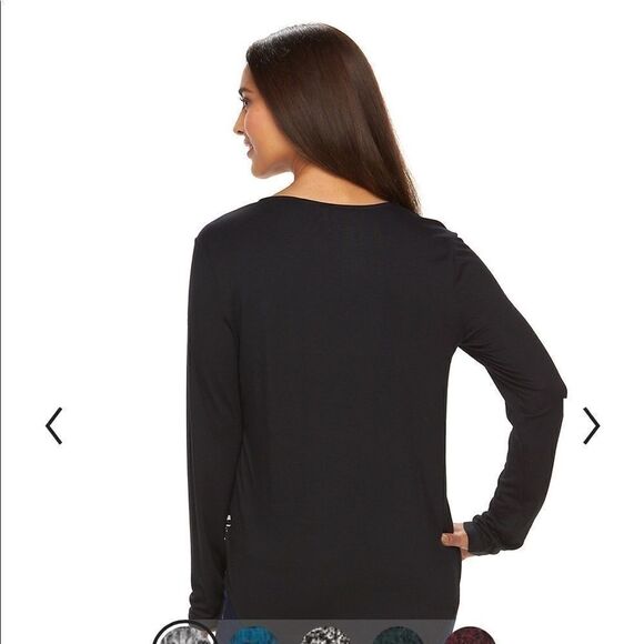 Croft & Barrow Large Black Feather Color - Picture 2 of 10